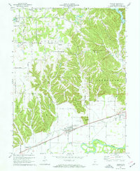 Paragon 1970 topographic map thumbnail
