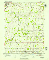 Pendleton 1953 topographic map thumbnail