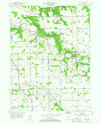 Peoria 1953 topographic map thumbnail
