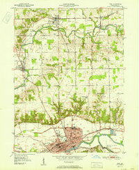 Peru 1951 topographic map thumbnail
