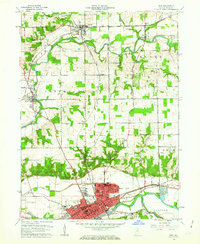 Peru 1960 topographic map thumbnail