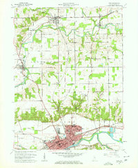 Peru 1960 topographic map thumbnail