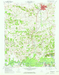 Petersburg 1961 topographic map thumbnail