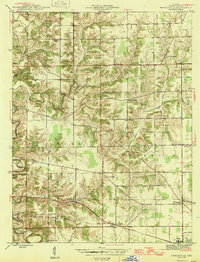Pierceville 1946 topographic map thumbnail
