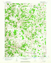 Pierceville 1961 topographic map thumbnail