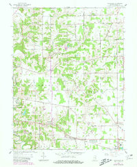 Pierceville 1961 topographic map thumbnail