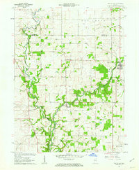 Pine Village 1961 topographic map thumbnail