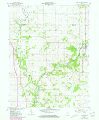 Pine Village 1961 topographic map thumbnail