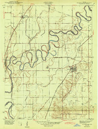 Plainville 1943 topographic map thumbnail