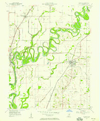 Plainville 1957 topographic map thumbnail