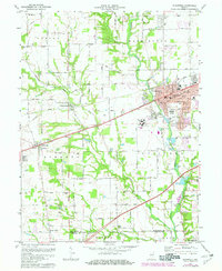 Plainfield 1970 topographic map preview