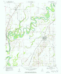 Plainville 1957 topographic map thumbnail