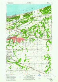 Portage 1960 topographic map thumbnail