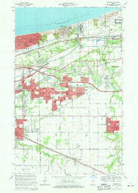 Portage 1968 topographic map thumbnail