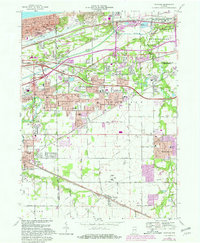 Portage 1968 topographic map thumbnail