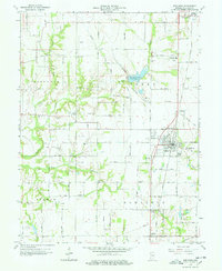 Shelburn 1963 topographic map thumbnail