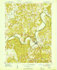 Shoals 1950 topographic map thumbnail