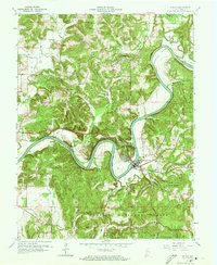 Shoals 1960 topographic map thumbnail