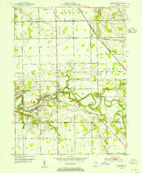 Somerset 1953 topographic map thumbnail