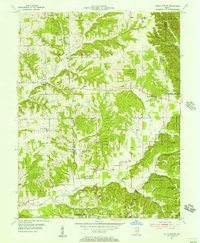 South Boston 1955 topographic map thumbnail
