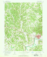 Spencer 1956 topographic map thumbnail