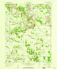 Staunton 1958 topographic map thumbnail