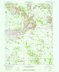 Staunton 1958 topographic map thumbnail