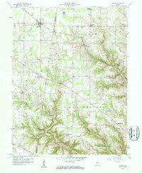 Sunman 1958 topographic map preview