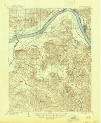 Tell City 1903 topographic map thumbnail