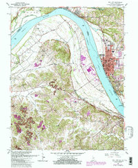 Tell City 1961 topographic map thumbnail