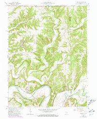 Tunnelton 1958 topographic map thumbnail