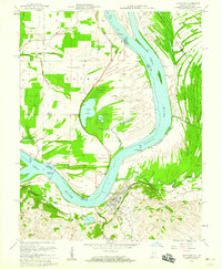 Uniontown 1958 topographic map thumbnail