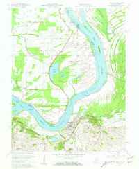 Uniontown 1958 topographic map thumbnail
