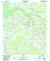 Cerro Gordo 1986 topographic map thumbnail