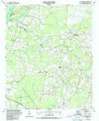 Chadbourn NE 1986 topographic map thumbnail
