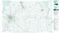 Charlotte 1985 topographic map thumbnail