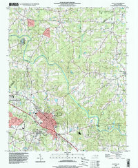 Clayton 1993 topographic map thumbnail
