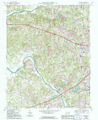 Clemmons 1968 topographic map thumbnail