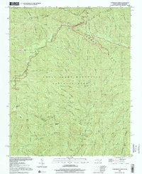 Clingmans Dome topographic map thumbnail