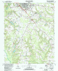Clinton South 1986 topographic map thumbnail