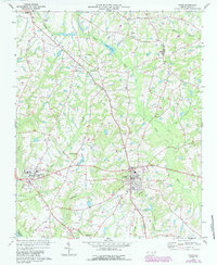 Coats 1973 topographic map thumbnail