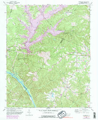 Cokesbury 1974 topographic map thumbnail