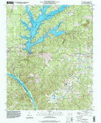 Cokesbury 1993 topographic map thumbnail