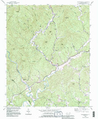 Collettsville 1993 topographic map thumbnail