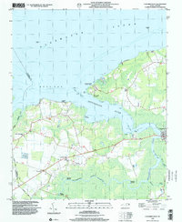 Columbia West 1998 topographic map thumbnail