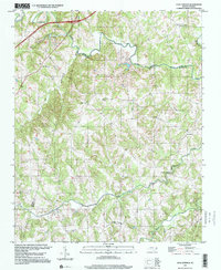 Cool Springs 1997 topographic map thumbnail