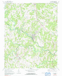 Cooleemee 1969 topographic map thumbnail