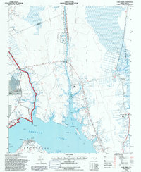 Core Creek 1994 topographic map thumbnail