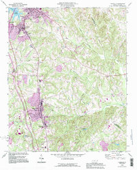 Cornelius 1993 topographic map thumbnail