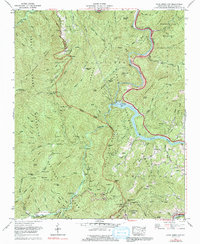 Cove Creek Gap 1967 topographic map thumbnail